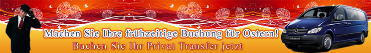 Buchen Sie jetzt Ihren Flughafen-Transfer f�r der Ostern 2010