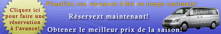 R�servez t�t un transfert a�roport priv� pour l\'�t�